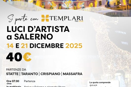 Luci d'Artista a Salerno - 14 e 21 Dicembre 2025