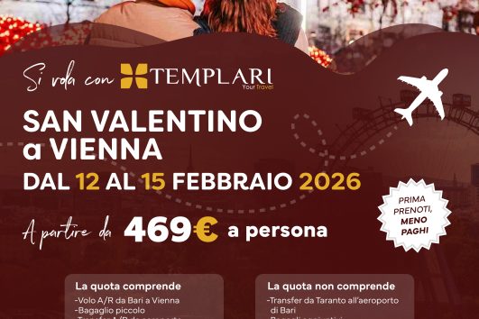 San Valentino a Vienna - dal 12 al 15 Febbraio 2026 - tour di gruppo