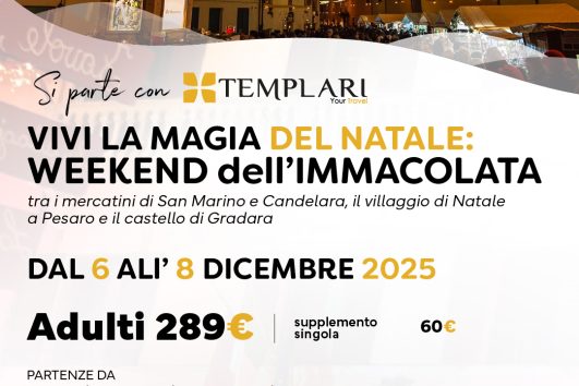 Vivi la magia del Natale - Weekend dell'immacolata - dal 6 all'8 Dicembre 2025
