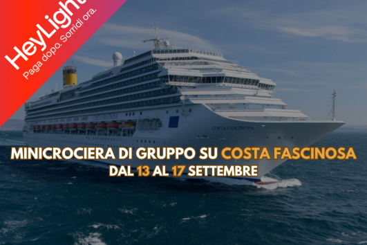 Minicrociera di gruppo a bordo di Costa Fascinosa dal 13 al 17 Settembre