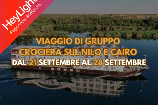 Crociera di gruppo sul Nilo e Cairo dal 21 al 28 Settembre