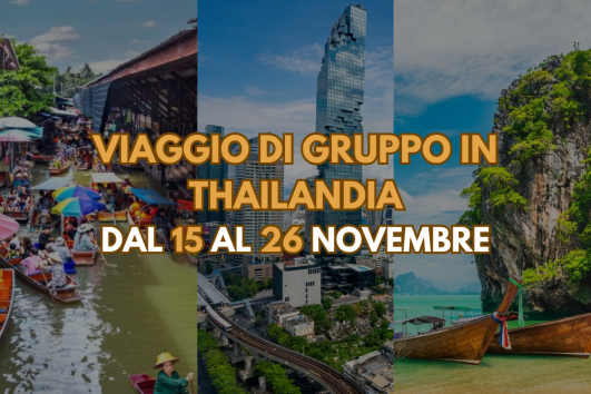 Viaggio di gruppo in Thailandia dal 15 al 26 Novembre